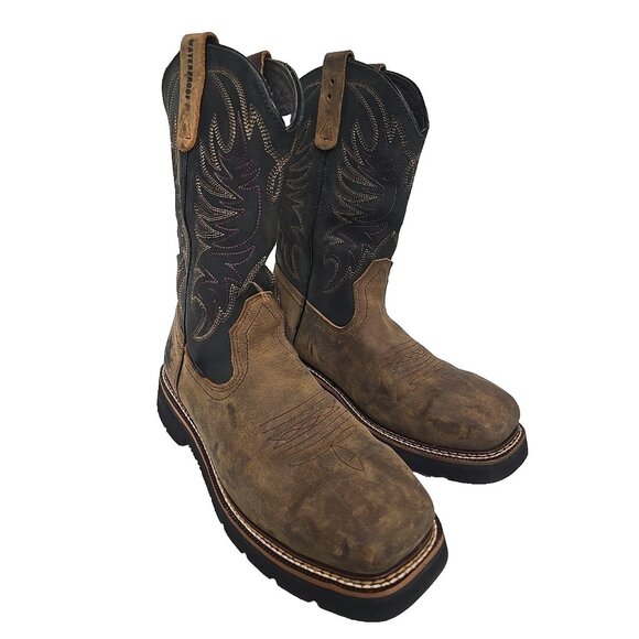 Thorogood Men's 11" Steel Toe WP Western Wellington Work Boot USA 804-4330 9.5D - Picture 1 of 8